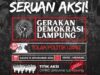 Tolak Politik Uang, Gerakan Demokrasi Lampung Gelar Aksi Damai Besok