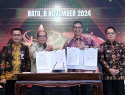 Soal Bank Lampung, Pj Gubernur Lampung Teken Shareholder Agreement Antara Pemprov Lampung dan PT Bank Jatim