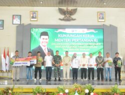 Pjs Bupati Lamteng Sambut Kedatangan Kementan RI dan Ketua MPR RI