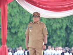 Pj Gubernur Samsudin Pimpin Upacara HUT ke-79 PGRI dan Hari Guru Nasional Tingkat Provinsi Lampung Tahun 2024