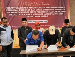 KPU Kota Metro Tetapkan Hasil Rekapitulasi, Pasangan Mubaraq Menangi Pilkada Metro 2024