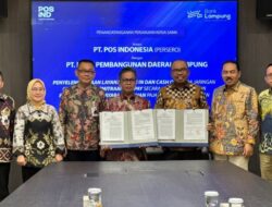 Gandeng PT Pos Indonesia, Kini Jangkauan Bank Lampung Makin Luas