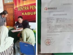 Bawaslu Way Kanan Terima Pengaduan Dugaan Politik Uang Paslon 1