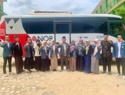 Aksi Donor Darah di Yayasan Ponpes Darul Amal Metro Lampung