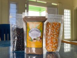 Cornfinity Minuman Jagung Alternatif Sehat Pengganti Kopi Produk Hasil Mahasiswa KKN Kampung Baru