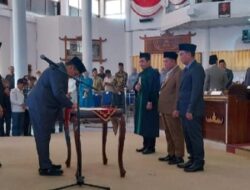 DPRD Way Kanan Gelar Pengucapan Sumpah Pengganti Antar Waktu
