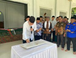 Bupati Dendi Ramadhona Resmikan Masjid Al-Muttaqin Pemkab Pesawaran 