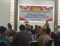 Jelang Putusan MK, Kapolres Pesawaran Ajak Masyarakat Jaga Kondusifitas