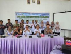 Kasium Polsek Pakuan Ratu Aiptu Anton Hadiri Lokakarya Mini Lintas Tribulanan Lintas Sektoral UPT