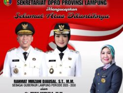 RMD – Jihan Dilantik, Ini Harapan Sekwan DPRD Lampung