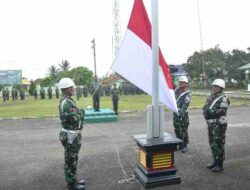 Upacara Bendera Bulanan 17 April 2025 Kodim 0411/KM