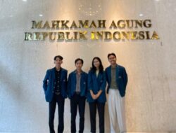 Empat Mahasiswa FH Unila Raih Kesempatan Berharga Magang di Mahkamah Agung