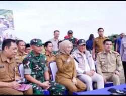 Plt Bupati Way Kanan Panen Raya Bareng Presiden