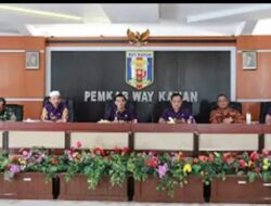 Perkuat Tata Kelola Pemerintahan, Pj Sekda Way Kanan Pimpin Rakor