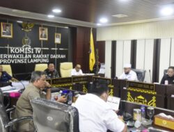 Bahas KM Dalom Lintas Berjaya, Komisi IV DPRD Lampung RDP Bareng Pemprov