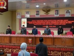DPRD Lampung Barat Gelar Rapat Paripurna terkait Pandangan Fraksi atas RPJMD 2025–2029