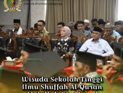 Sasa Hadiri Acara Wisuda  Sekolah Tinggi IImu Shuffah Al-Quran Abdullah Bin Masud