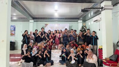 UKM Saintek Unila Rayakan HUT Bersama Anak-anak Panti Asuhan