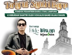 Penutupan Ta’aruf Santri Baru, Ponpes Darul Amal Dihibur Vokalis Hijau Daun