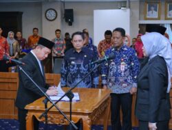 Walikota Bambang Iman Santoso Lantik Bayana Sebagai Pj Sekda Kota Metro