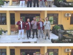 Sosialisasi Program, Mahasiswa KKN IAI Darul Amal Lampung kunjungi Polsek Metro Timur