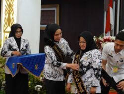 Ibunda Guru Provinsi Lampung Kukuhkan Elviana jadi Penggerak Pendidikan di Kabupaten Mesuji
