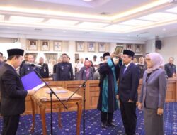 Gubernur Lantik Dua Pejabat Pimpinan Tinggi Pratama dilingkungan Pemprov Lampung