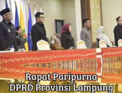 Soal Propemperda, DPRD Lampung Gelar Rapat Paripurna