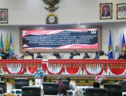 DPRD Lampung Gelar Rapat Paripurna Lanjutan Pembicaraan Tingkat 1 atas Pandangan Fraksi