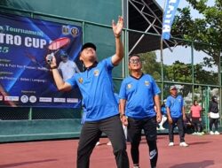 Walikota Metro Buka Turnamen Tenis Metro Cup III, 84 Atlet Ramaikan Pertandingan