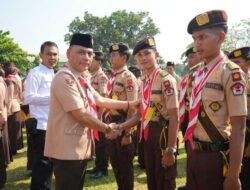 Hari Pramuka ke-64, Wali Kota Metro Ajak Generasi Muda Jadi Garda NKRI
