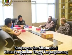 Ketua DPRD Lampung Terima Kunjungan Ketua Pengadilan Tinggi Tanjungkarang