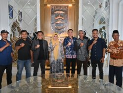 Nanda Ajak SMSI Pesawaran Kolaborasi Bangun Daerah