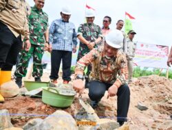 Antonius Lakukan Peletakan Batu Pertama Gedung Koperasi Merah Putih dan Peresmian Taman Mini Kedondong