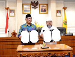 Wujudkan Lumbung Pangan Nasional, Gubernur Mirza & Gubernur Helmi Hasan Teken MoU Strategis Kerjasama Lampung-Bengkulu