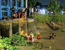 Tim SAR Gabungan Lakukan Pencarian Dua Anak Tenggelam di Ledeng Tegineneng, Pesawaran