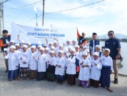 Wujud Kepedulian Sosial HUT BRI ke-130, YBM BRILiaN Region 5 Bandar Lampung Gelar Khitan Massal Untuk Anak Pulau