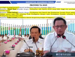 Evaluasi Kemendagri: Lampung Masuk Kategori Fiskal Kuat, Realisasi Belanja APBD 2025 Melampaui Rata-Rata Nasional