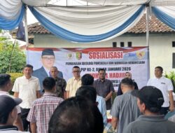 Yudha Alhadjid Gelar Sosialisasi Pembinaan Ideologi Pancasila di Desa Gunung Sugih