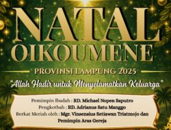 Natal Oikoumene Lampung 2025, Momentum Memperkuat Keluarga dan Kepedulian Sosial