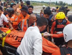 Basarnas dan Tim SAR Gabungan Evakuasi Korban Tenggelam di Saluran Irigasi Bendungan Argoguruh Lampung Timur