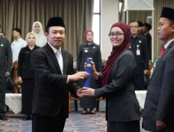 Sekdaprov Lampung Lantik Pejabat Administrator dan Pengawas di Lingkungan Pemprov Lampung