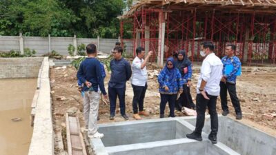 Pemkab Pesawaran Tindaklanjuti Soal  Genangan Air di Sekitar Pembangunan RS Urip Gedong Tataan