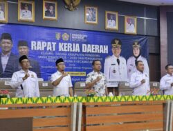 Syukron Muchtar Hadiri Pelantikan Pengurus Karang Taruna Empat Kecamatan di Pringsewu