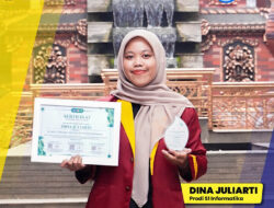TOP! Mahasiswi UTI Raih Juara III Lomba Desai Poster Nasional di IPB