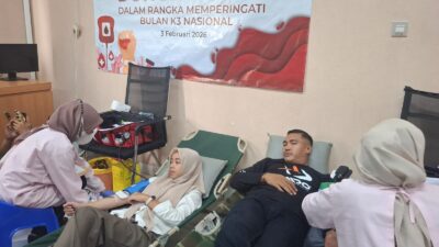 Peringati Bulan K3 Nasional, Tol Bakter Himpun 50 Kantong Darah dari Karyawan