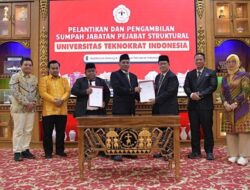 Rektor UTI Lantik Lilik Ariyanto jadi Ketia Prodi Teknik Sipil