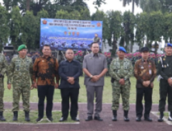 Ketua Komisi I DPRD Lampung Hadiri Upacara Gelar Operasi Gaktib dan Yustisi Polisi Militer TNI TA 2026