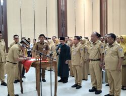 Lagi, Kali Ini Wali Kota Metro Lantik 100 Pejabat
