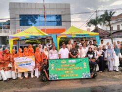 BNI Cabang metro Berbagi Takjil Ramadhan,Bersama DENKESYA 02.04.O3